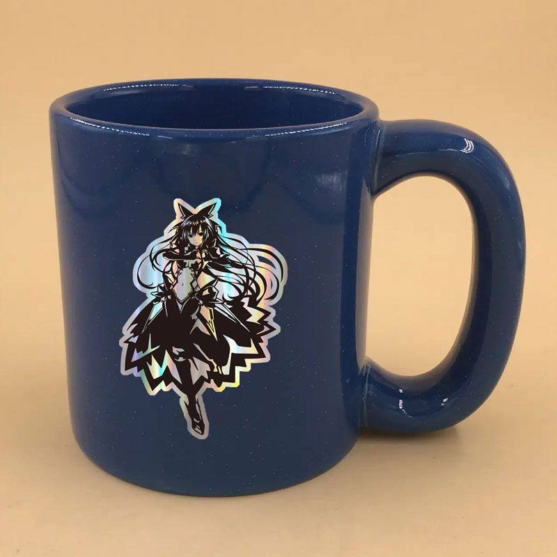 适用约会大作战动漫镭射贴纸二次元装饰笔记本贴画防水电动车贴手,淘宝优惠券,粉丝福利购,淘宝优惠卷