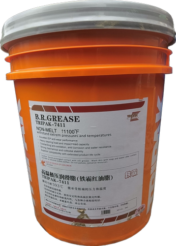 美国铁霸红油脂TRIPAK-7411B.R.GREASE2公斤高温极压润滑脂CX7707-图1