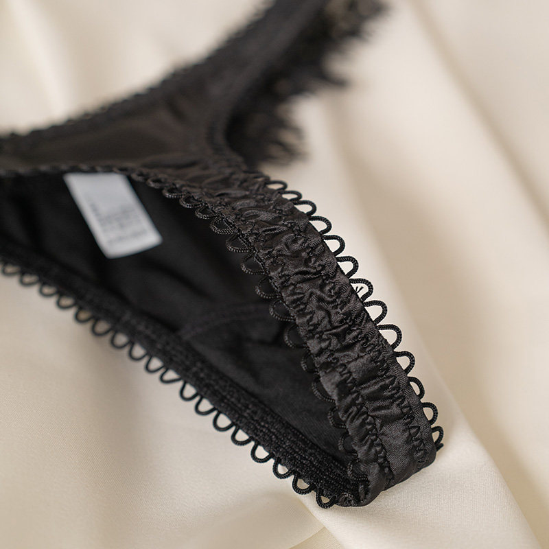 2025春夏新品性感丁字裤女睫毛蕾丝花边法式浪漫纯欲火辣欧美内裤,淘宝优惠券,粉丝福利购,淘宝优惠卷