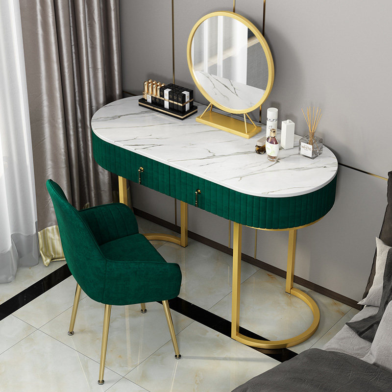 网红梳妆台女卧室现代简约轻奢简易ins风小型化妆桌化妆台小户型
