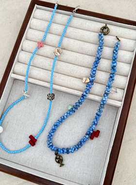 原创设计天然贝壳海螺项链