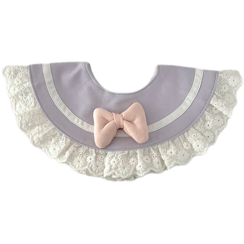 ins韩版美少女360旋转婴儿围嘴棉质宝宝蕾丝边新生口水巾防水围兜,淘宝优惠券,粉丝福利购,淘宝优惠卷