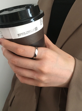 小众设计ins百搭不掉色情侣戒指