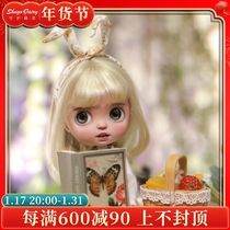 6 points Bjd doll Lime millet orange small yellow flower suit Two hairstyles optional person Occasional Makeup Spot