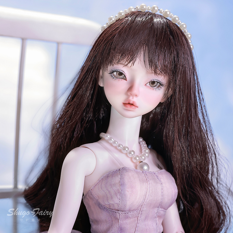 官方正品4分bjd Lena素妍蓬蓬碎花裙套装女娃树脂化妆现货sd玩偶-图0