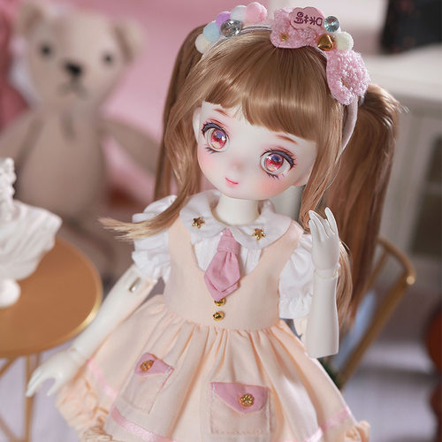 正版BJD6分娃娃Tiny提尼SD二次元玩偶高级树脂甜美人形玩偶潮玩 - 图1