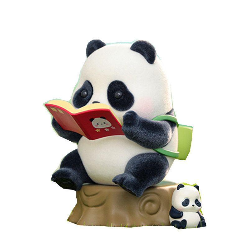 Panda Roll熊猫滚滚幼稚园记系列盲盒正版手办可爱植绒摆件礼物_虎窝淘