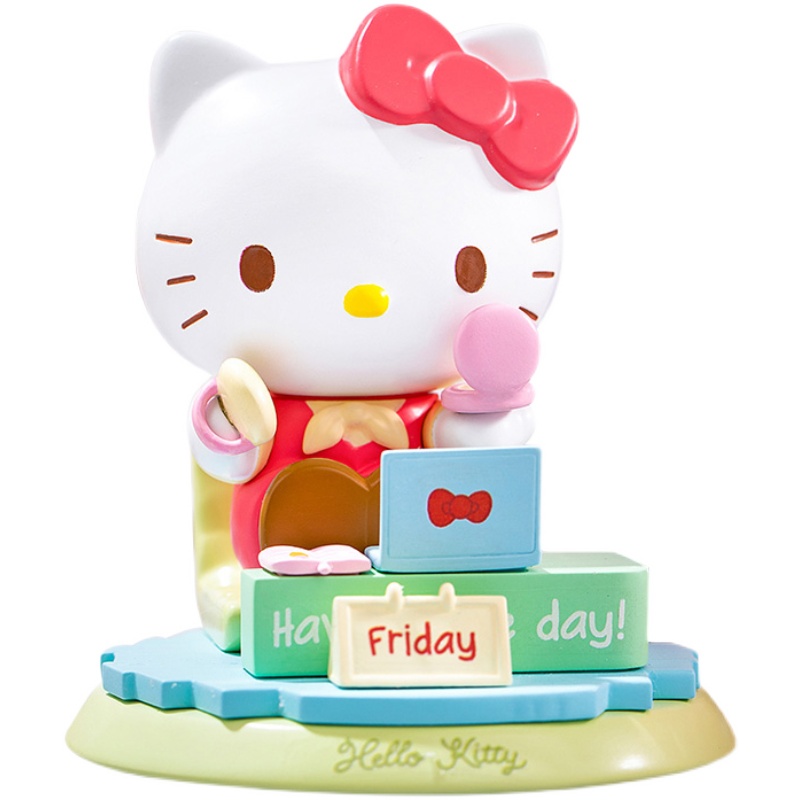 HelloKitty凯蒂猫Lovely Week系列盲盒正版周边潮玩可爱摆件礼物 - 图3