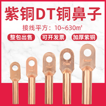 Copper nose DT16 35 50 70 95120185240300 95120185240300 copper wire ear wiring terminal tinted