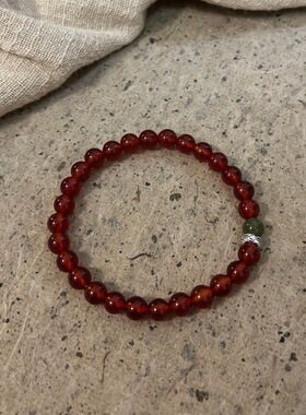 红码碯和田钰新中式显白手串复古手链轻奢小众精致串珠百搭