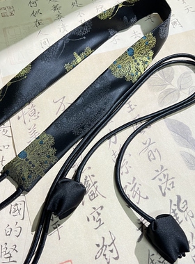 刺绣腰带女新中式复古宽腰封蝴蝶装饰连衣裙子汉服古风中国风配饰