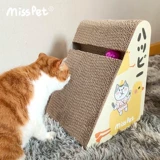 Zoo│misspet Duck Triangle Slope Cat Grab Catal Gurrugated Paper Cat Cat