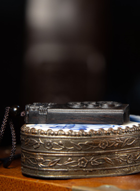 天然黑檀实木仿古铜钱钱到家吊坠