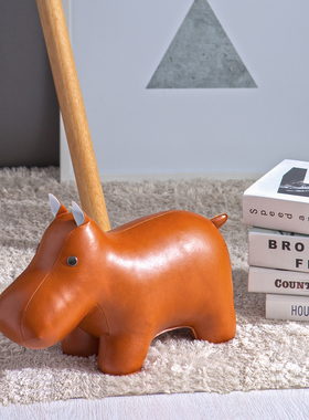 台湾礼物zuny皮革书挡