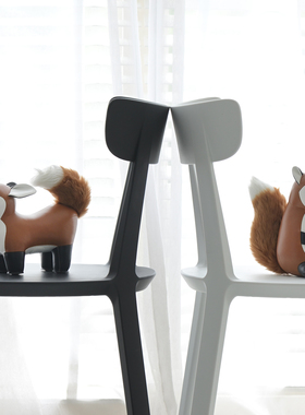 台湾zuny大尾巴狐狸松鼠创意摆件