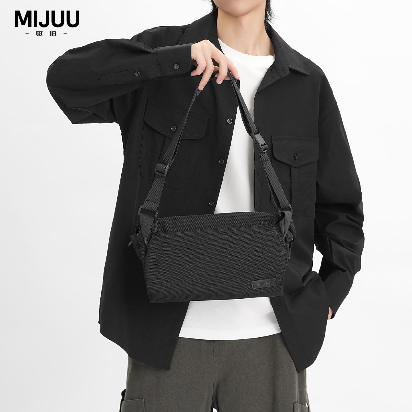 Mixed-shoulder crossbody chest bag sports cycling backpack