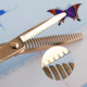 Dancing professional hairdressing scissors, tooth scissors, flat scissors, comprehensive structure, cutting, measuring scissors, hairdressing scissors, rose gold scissors