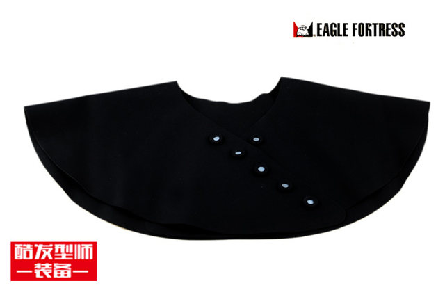Silicone magnet buckle to stick shawl hair cutting scarf neck scarf anti-shattering head mat hair non-stick hair cutting special