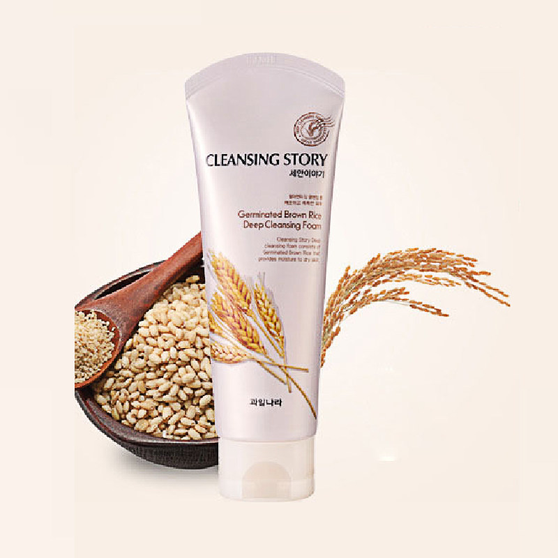 水果之乡洗颜故事葡萄籽糙米洗面奶 新韩馆洁面皂/洁面产品