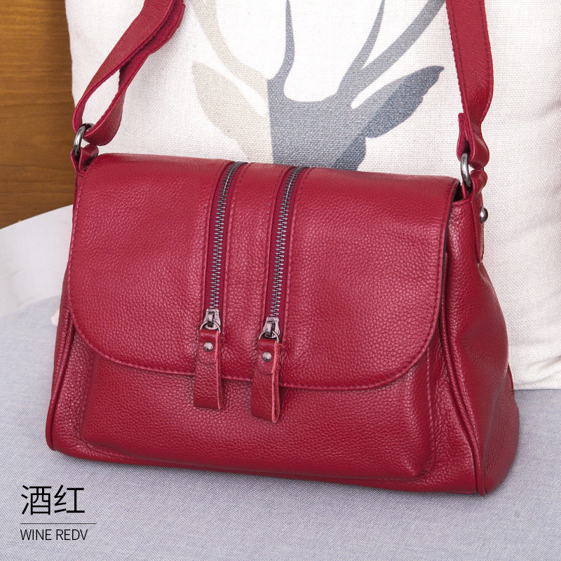 真皮妈妈包包女2025新款时尚百搭中年女包头层牛皮单肩斜挎包大包,淘宝优惠券,粉丝福利购,淘宝优惠卷