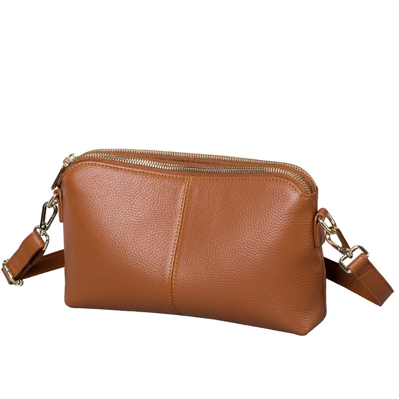 真皮斜挎手拿包女士2025年新款时尚多层单肩迷你小包包女款手机包,淘宝优惠券,粉丝福利购,淘宝优惠卷