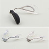 Semi-circular inserted nose pads, transparent, comfortable and non-slip