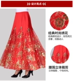 Новая современная танцевальная тренировка юбка женская вышива