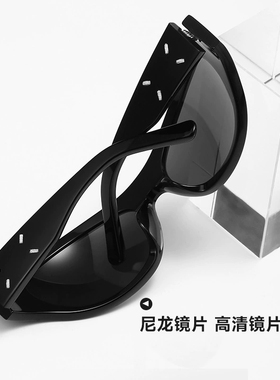GM千禧猫眼Y2K太阳镜发箍墨镜潮j