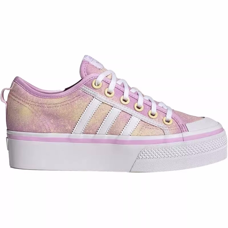 Adidas/阿迪达斯三叶草板鞋女子Nizza运动耐磨时尚休闲鞋 GY9476