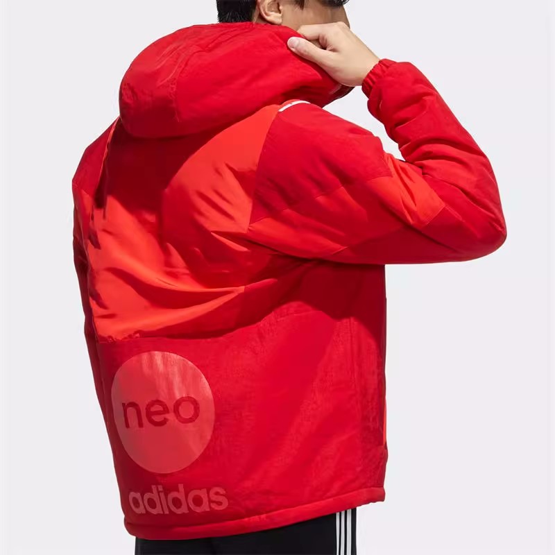 Adidas/阿迪达斯运动棉服男子休闲保暖夹克外套棉衣HC9724 HC9731 - 图0