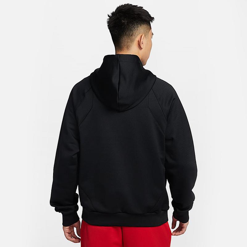 Nike耐克卫衣男子2025春季KOBE科比系列加绒连帽套头衫HJ8110-010 - 图0