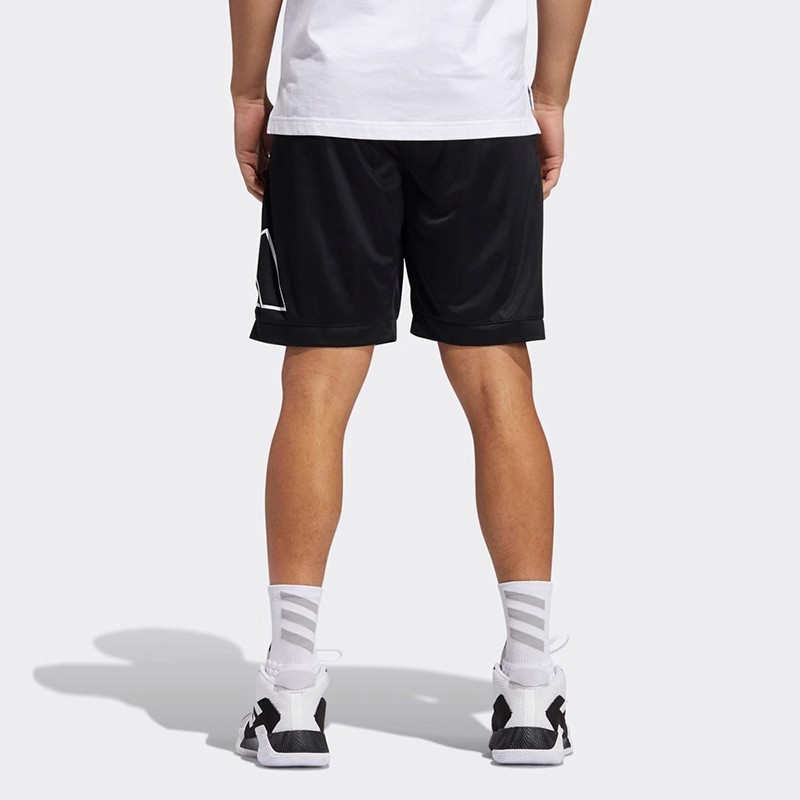 Adidas/阿迪达斯运动裤男子夏季速干透气篮球宽松休闲短裤 GT3018-图1