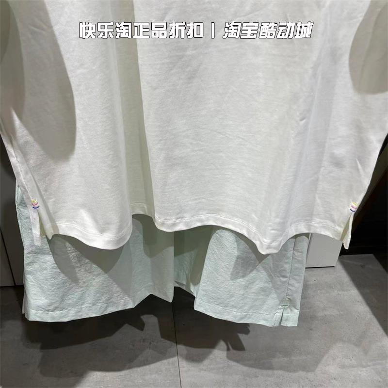 Adidas/阿迪达斯三叶草短袖女子夏季透气休闲运动圆领t恤 IK8628-图1