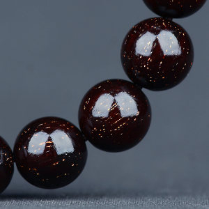 细腻满金1星0mm印度小叶紫檀满星佛珠手串男女手链今古楼孤品M106