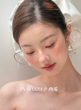 向南造型新娘头饰蝴蝶结白色大肠发圈结婚礼服婚纱晨袍旅拍发饰品