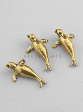 纯铜各种常见小动物迷你摆件