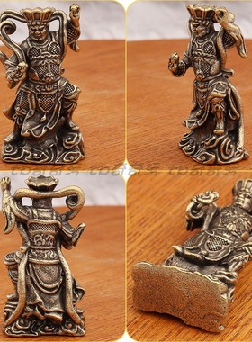 5.7cm全铜四大天王摆件一套