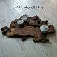 Natural weathered wood dry tea table solid wood pallet log whole board Zen rotten wood wabi-sabi photo background