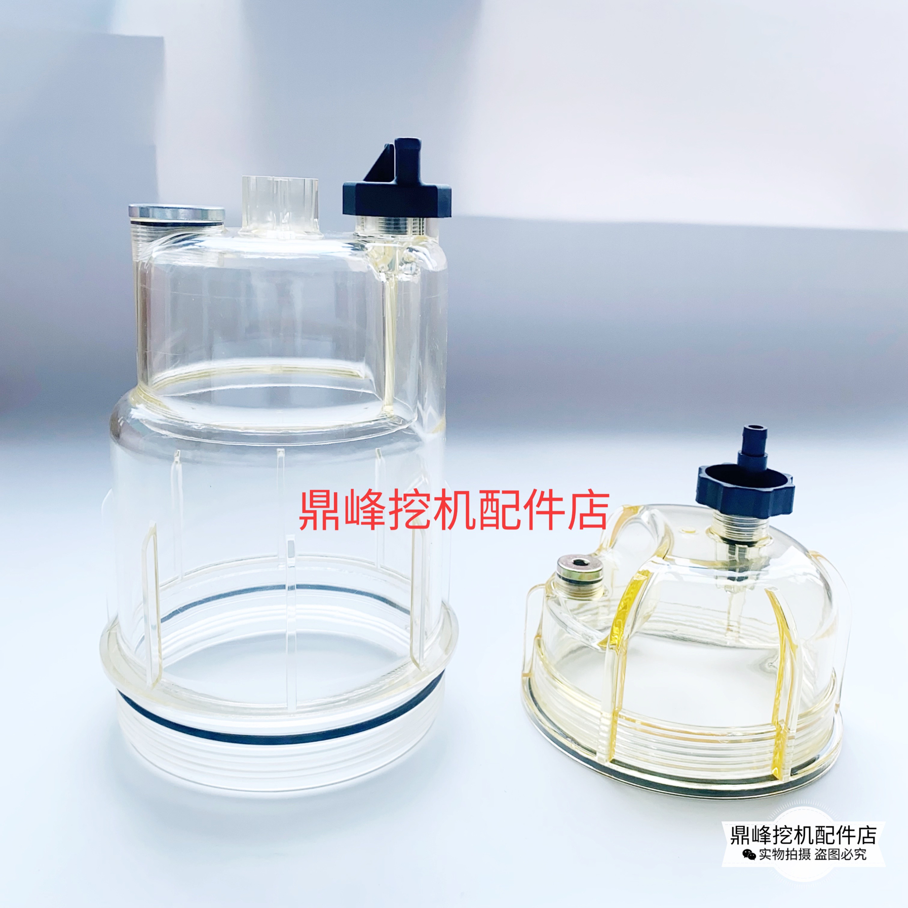 三一挖掘机配件SY195C 215 225C-10油水分离器柴油滤芯滤清器保养-图2