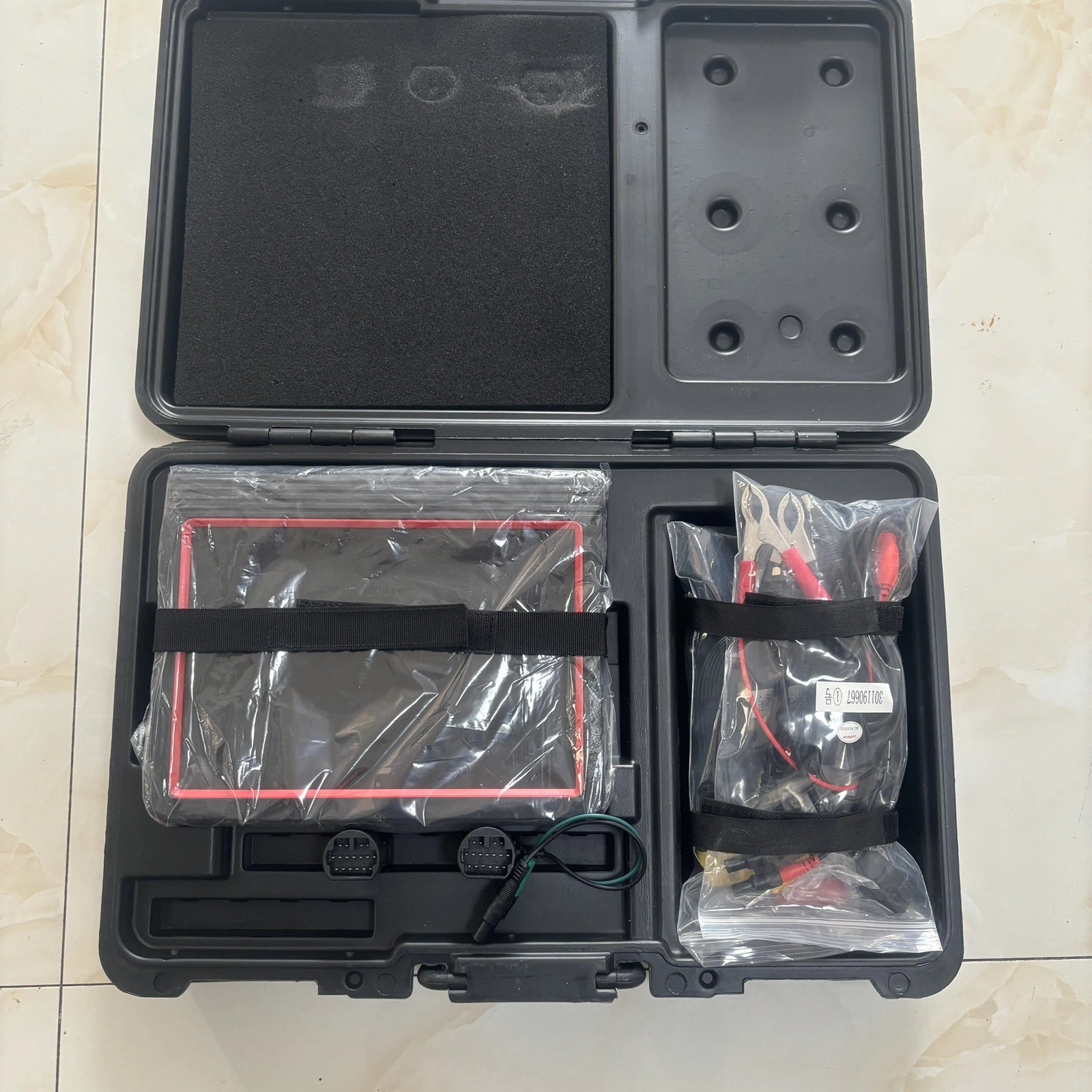 元征x431pro3s+v2.0检测仪吹塑箱五金工具收纳箱多功能手提箱空箱 - 图0