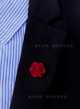 新款潮流韩版男女花朵手工胸针