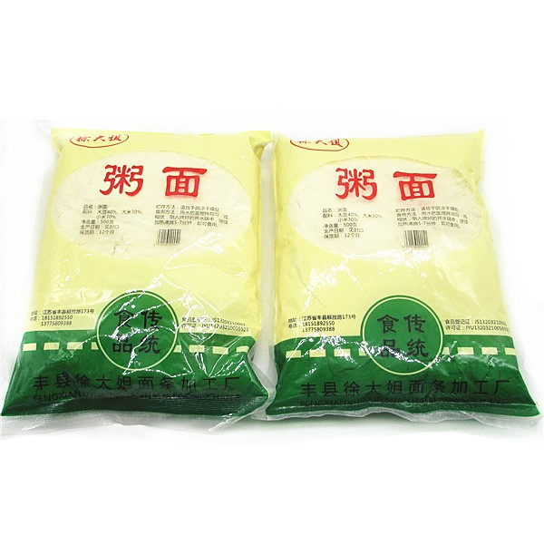 徐州特产徐大姐大豆粥面400g/袋早餐粥速食汤杂粮面粉五袋包邮-图3