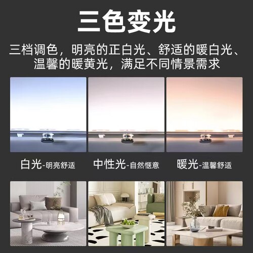 灯带led灯条长条客厅灯改装光源卧室吸顶灯替换灯带超亮灯盘灯芯 - 图0
