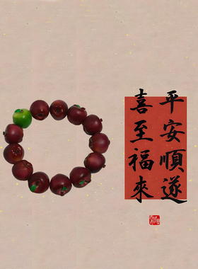 2026年新款苹果串珠手串