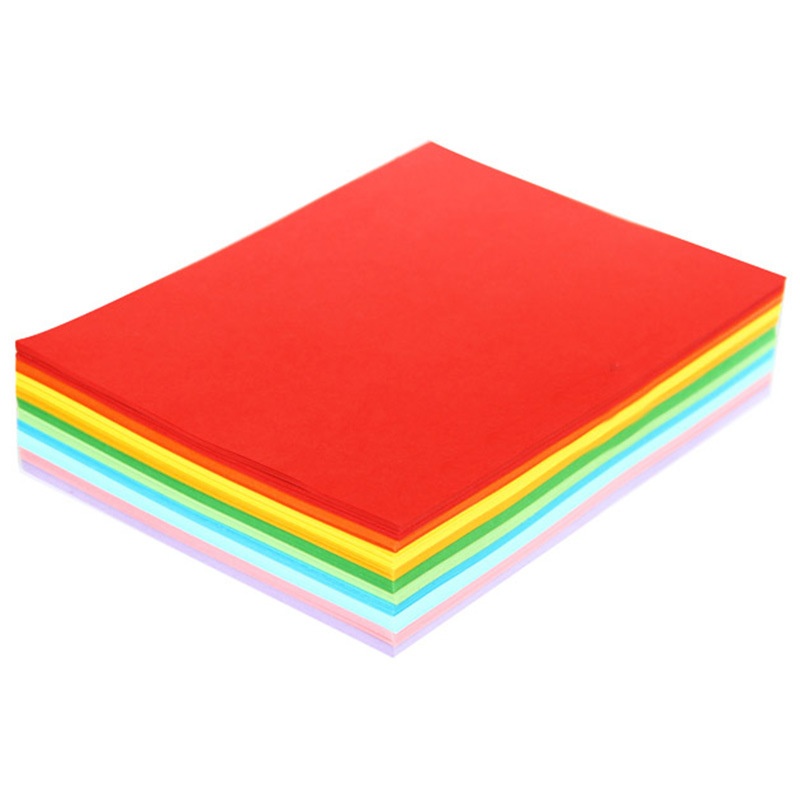 10张A4彩色160g克加厚硬卡纸儿童手工diy贺卡16K彩纸剪贴画纸材料 - 图3