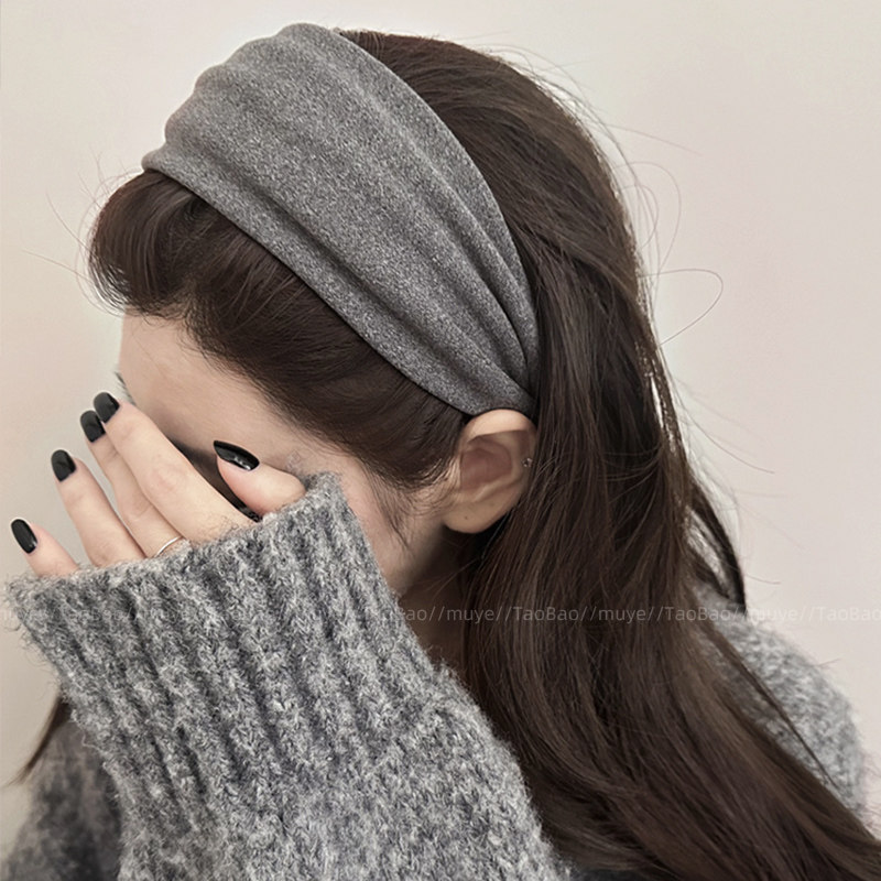 早秋宽边发箍女2025新款日常压发洗脸发卡高级感时尚洋气头箍发饰,淘宝优惠券,粉丝福利购,淘宝优惠卷