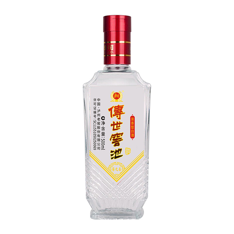 泸州老窖股份传世窖池窖之柔浓香型白酒 52度 500ml*6瓶