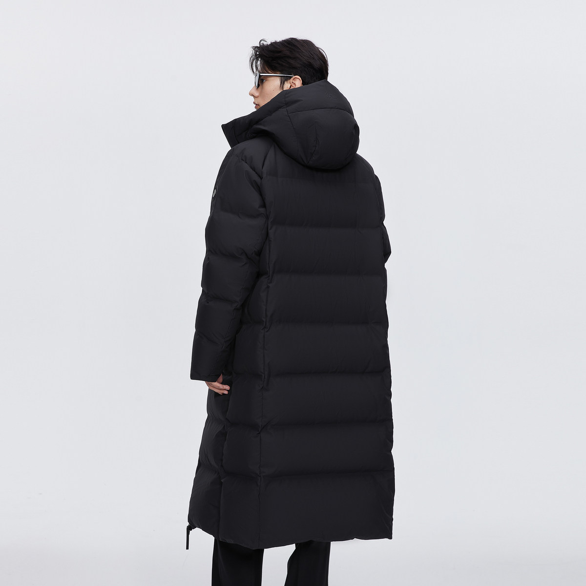 波司登2024冬季加厚过膝男女同款时尚连帽长款巴黎线羽绒服