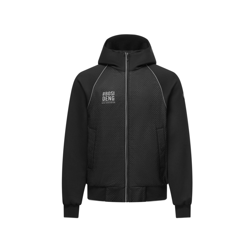 波司登2023新连帽短款弹力情侣鹅绒卫衣羽绒服男女同款B30133720