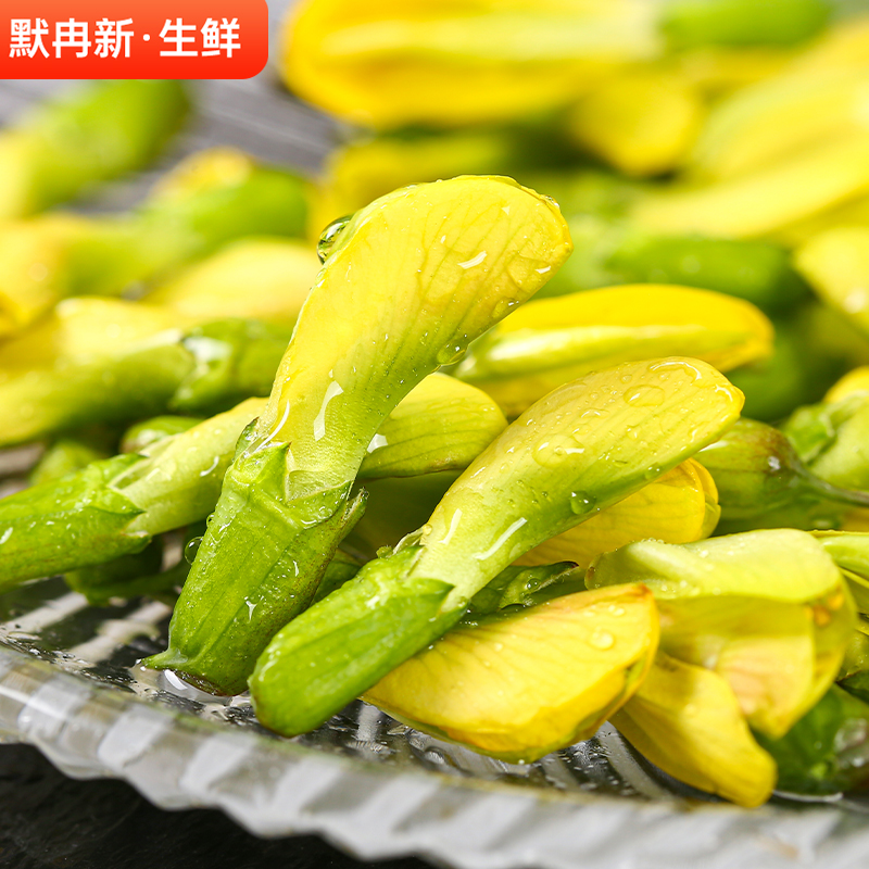 【现货】新鲜金雀花1斤现摘云南当季野生阳雀花食用鲜花野菜包邮-图0